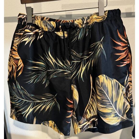 ASOS men’s swim Trunks Tropical Hawaiian Print Size 2XL‎ - Picture 2 of 5